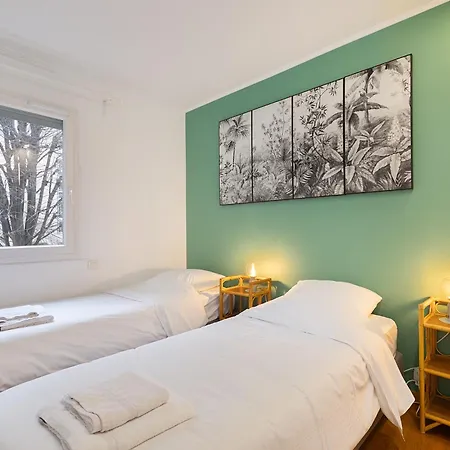 Cosy'n Paris - Parking Secure - Metro 14 - Wifi - Terrace - Premium Bedding
