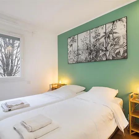 Apartment Cosy'n Paris - Parking Secure - Metro 14 - Wifi - Terrace - Premium Bedding Gentilly